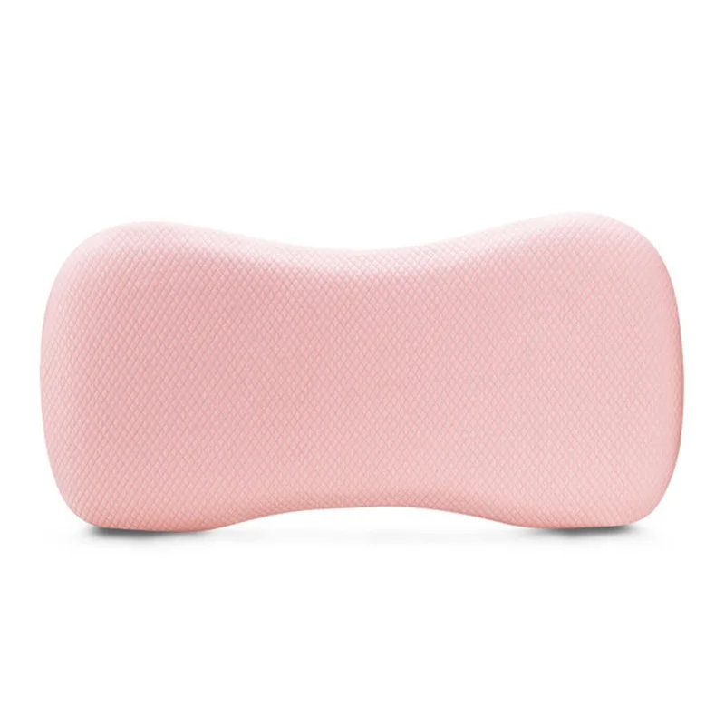 Pink (one layer) Мягкий хлопок формируя детская подушка для путешествий подушка для шеи одежда для малышей, детская одежда для сна подушка детская позиционер Анти ролл детская подушка с эффектом памяти - Цвет: Pink (one layer)