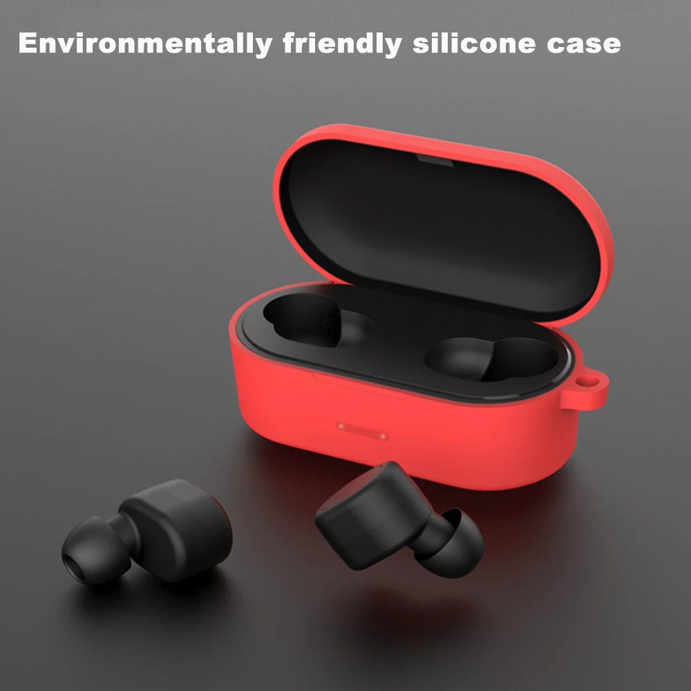 Силиконовый чехол для QCY T1/QS2, настоящие беспроводные Bluetooth наушники, Противоударные Защитные Сумки для QCY T1S 5,0, чехол, зарядная коробка