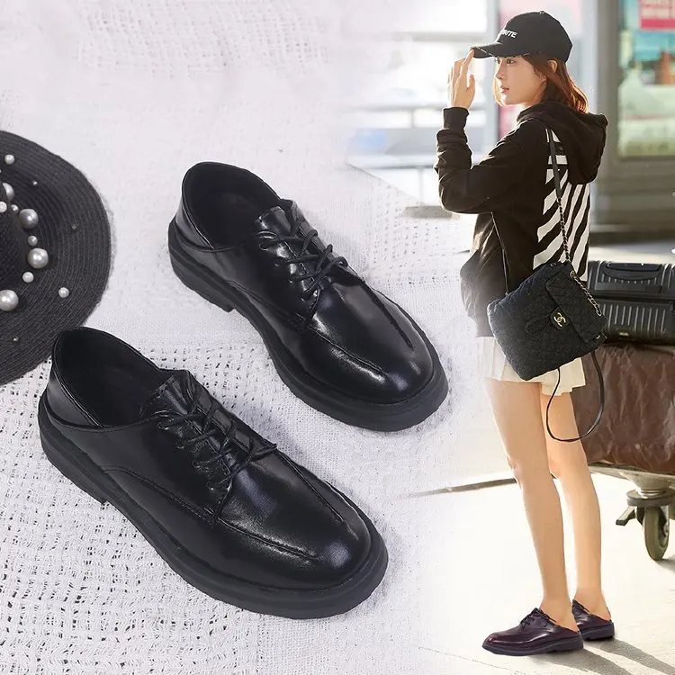 

Women's Two Shoes 2019 New Style Sports Network Red Shoes Air Force One WOMEN'S Shoes Lace-up College Style Thick Bottomed WOMEN