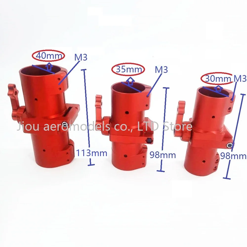 Aluminum Alloy  30mm 40mm Fold Arm Round Connector Agricultural Quadcopter Agriculture Drone Multicopter Folding ArmsPiece