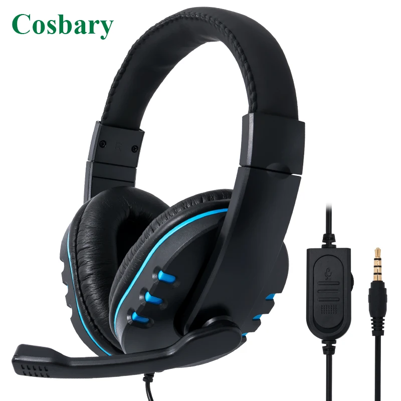 Professional 3 5mm Wired Gaming Headset Deep Bass Game Earphone Gamer Headphones with Microphone for PC Computer Laptop PS4