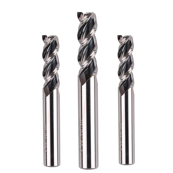 

BEYOND HRC50 3 Flute Aluminum Milling Cutter 2mm 4mm 1.5mm 6mm 8mm 10mm 3F End Mills CNC Lathe Endmills