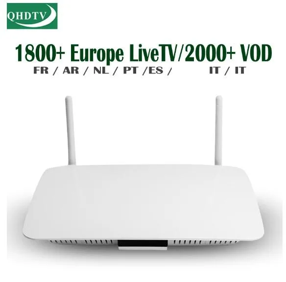 Leadcool 1 год QHD tv французский IP tv Box Android арабский Нидерланды Испания Португалия Великобритания Африканский Марокко Live tv Box