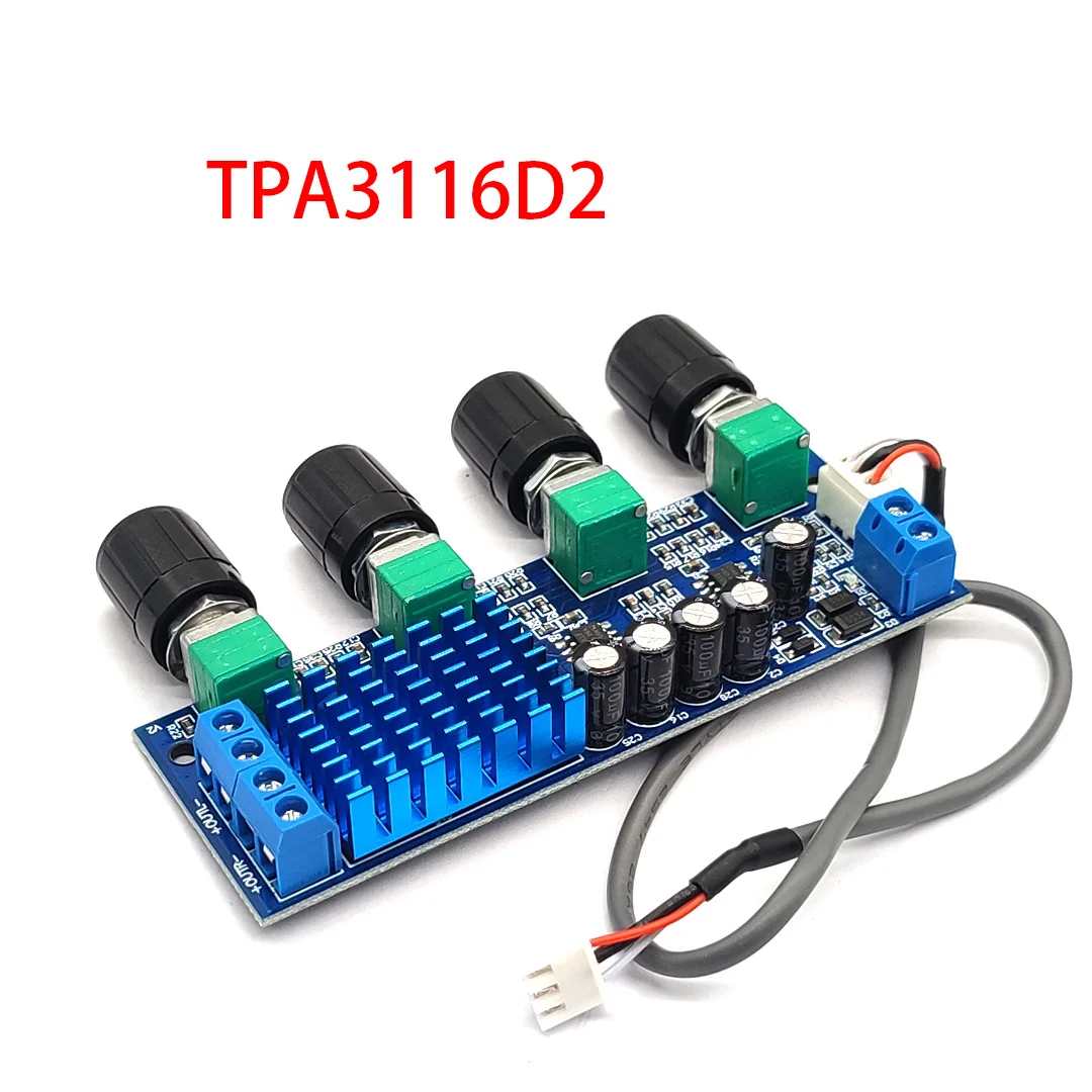

TPA3116D2 80W*2 Dual-Channel Digital Power Amplifier Board Audio Amplifier Module 80W High-Power Tone Board operational 12-24V