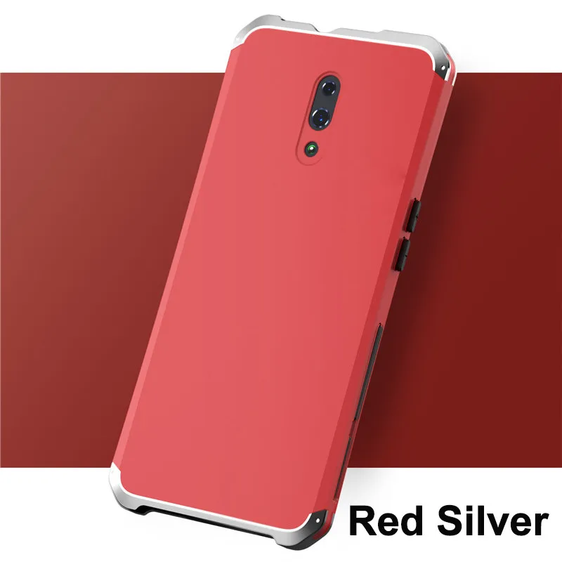 Металлический бронированный чехол Reno для OPPO Reno 2 чехол противоударный алюминиевый задняя крышка Жесткий PC Coque для OPPO Reno 10X Zoom чехол R15X Funda