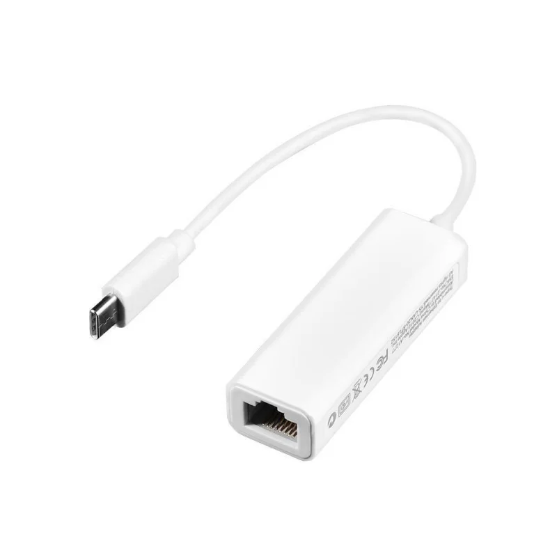 USB 3,1 type-C для RJ45 адаптер, поддержка 100 Мбит/с Ethernet LAN сетевой адаптер конвертер - Цвет: 1