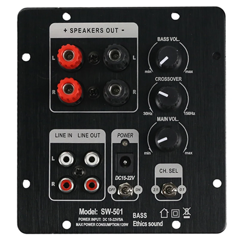 

2.1 Subwoofer Speaker Amplifier Board TPA3118 Audio 30Wx2 +60W Sub AMP with Independent 2.0 Output