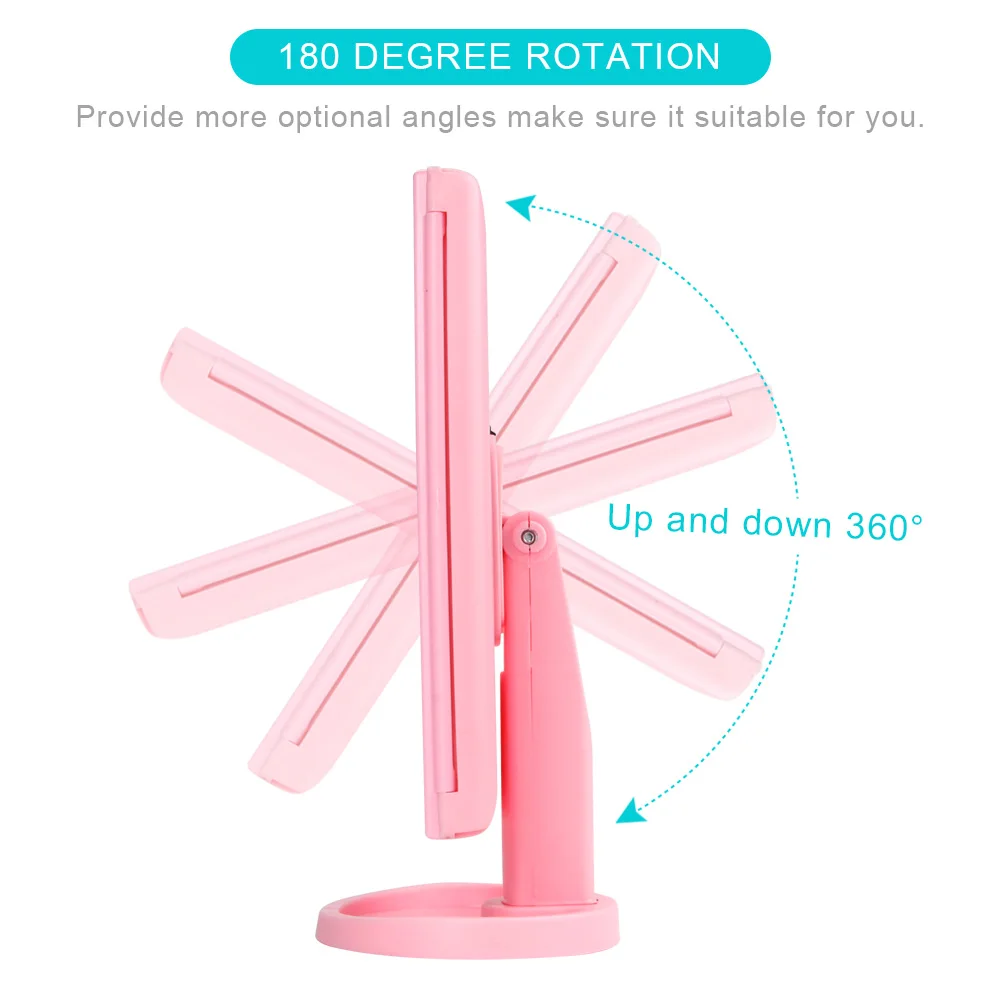 22 светодиодный светильник с сенсорным экраном зеркало для макияжа