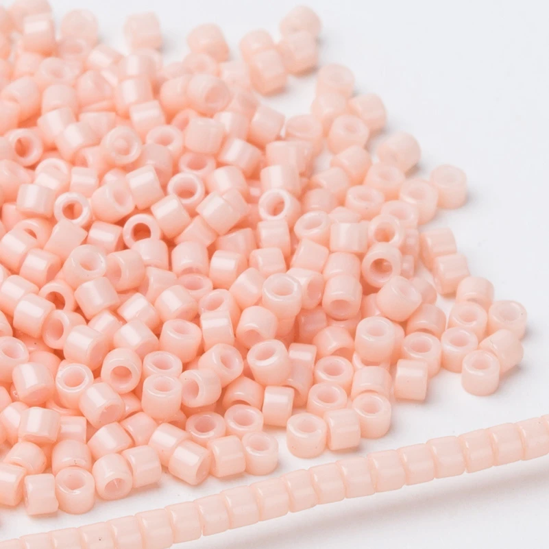 miyuki-DB206 Тайдиан Miyuki Delica Seed Bead 11/0 для Broderie De Perles Francaises непрозрачный белый DB200 1,6x1,3 мм около 1000 штук - Цвет: miyuki-DB206