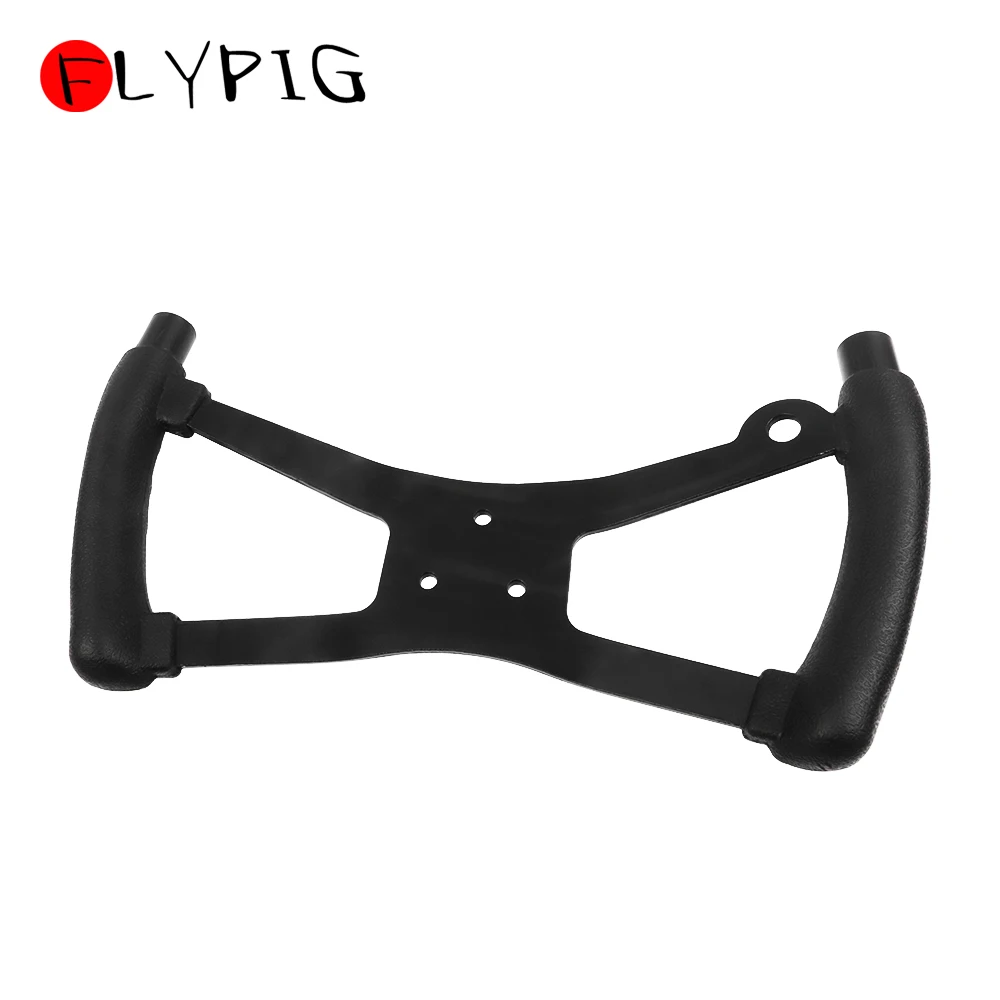 Roda Kemudi Kupu kupu H Gaya Hitam untuk Offroad Olahraga Balap Kart Go