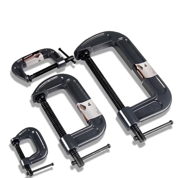 

12 Inches G-Clamp Type Heavy Duty Metal Woodwork Carpenter Handyman Grip Function Woodworking Hand Tool