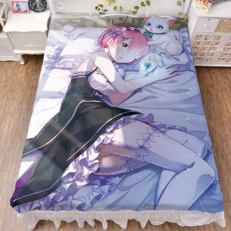 March обновление японского аниме Re Zero kara Hajimeru Isekai Seikatsu одеяло летнее одеяло и кровать молочное волокно лист 150x200 см
