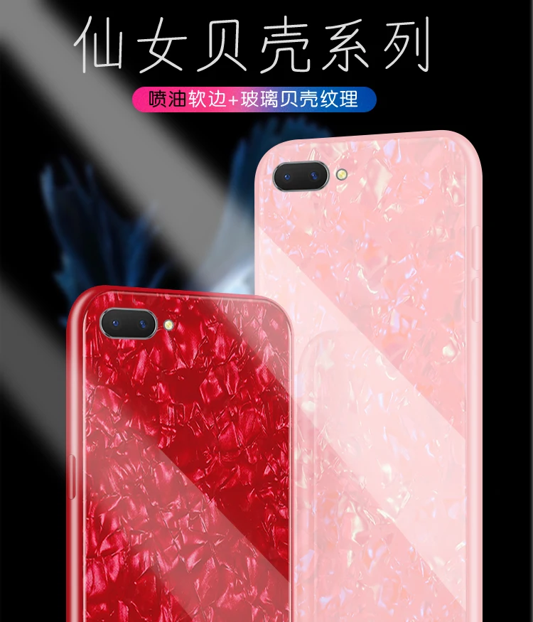 Закаленное Стекло чехол для OPPO RX17 Neo чехол Роскошная жесткая накладка на заднюю панель для телефона чехол для OPPO R17 Neo CPH1893 Мягкий край текстуру оболочки Чехол