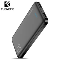 FLOVEME-Batería Externa de 10000mAh, Powerbank portátil, para iPhone y Xiaomi