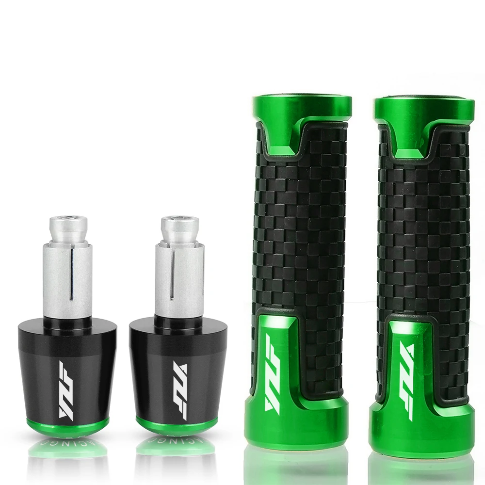 CNC 22MM Motorcycle Handlebar Grips Handle Bar Cap End Plugs For Yamaha YZF R1 YZF R6 YZFR6 YZF R125 YZFR15 R25 YZF R3 YZF R25