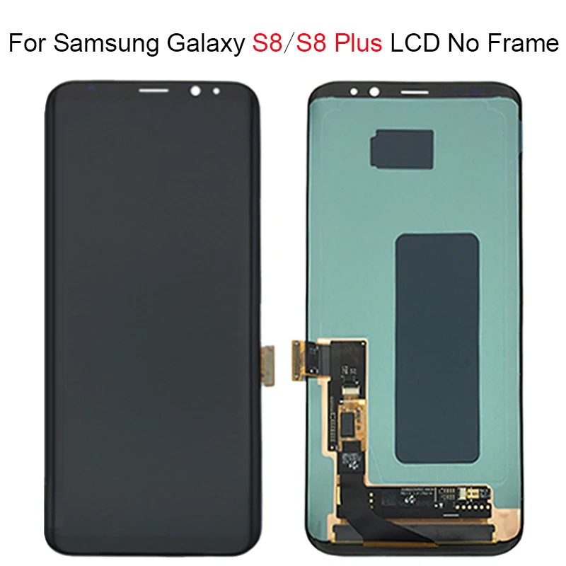 Ceny Do SAMSUNG S8 LCD G950 G950F zamiennik do SAMSUNG Galaxy S8 Plus LCD G955 wyświetlacz LCD montaż digitizera ekranu dotykowego