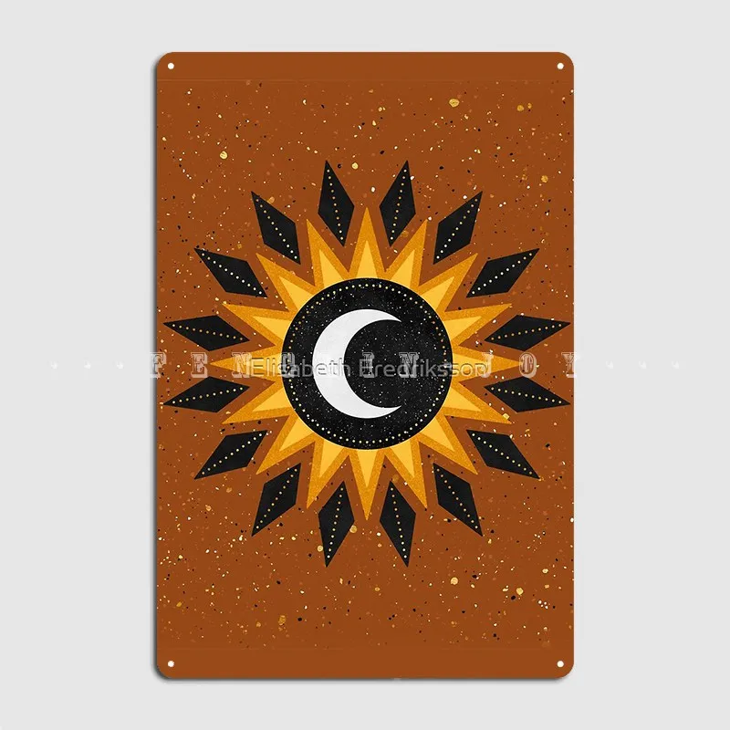 

Металлический знак The Sun The Moon, декор для стен в стиле ретро для клуба, дома, клуба, бара, жестяные плакаты