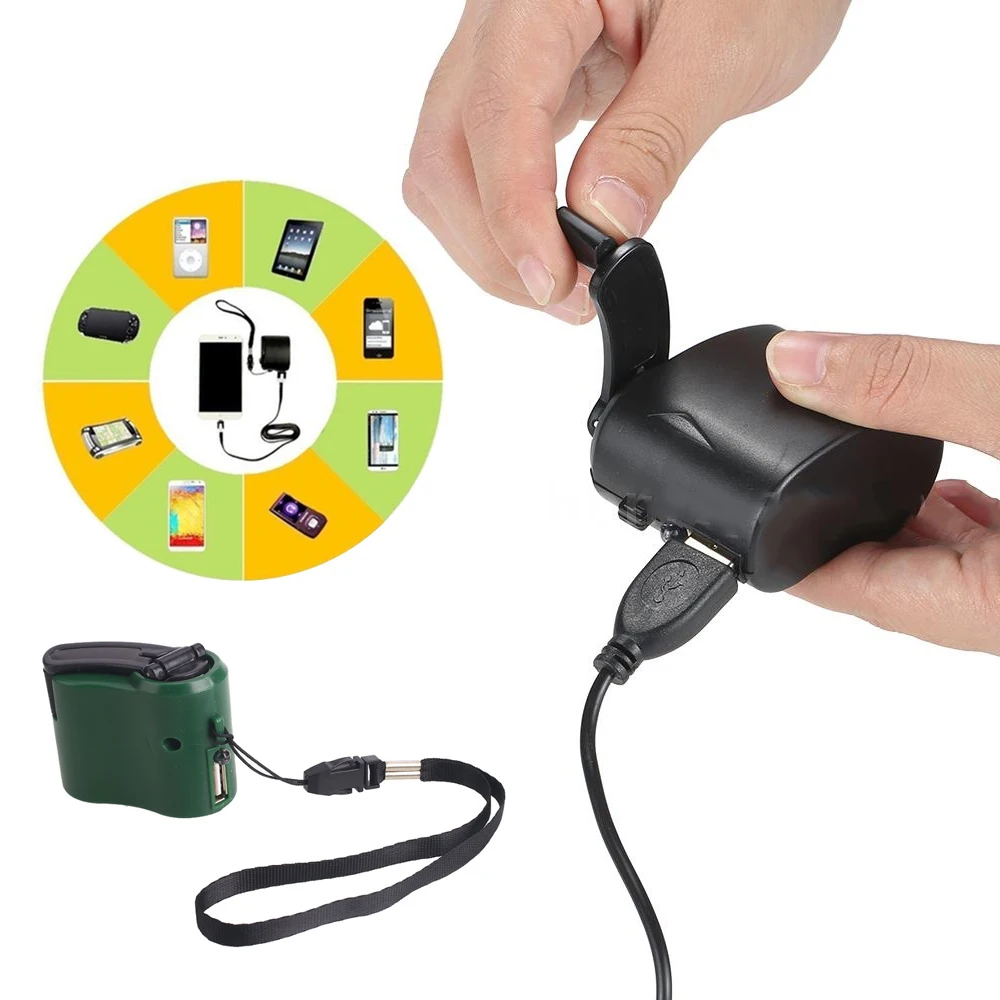 Мобильный телефон аварийный Мощность USB рукоятка Зарядное устройство