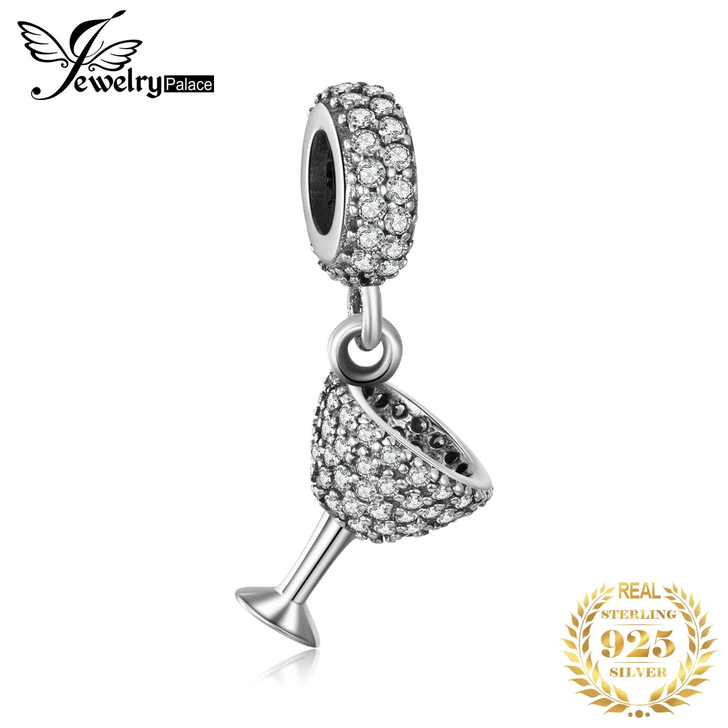 Jewelrypalace ангел-хранитель сердце крыло Браслеты с подвесками 925 серебро | Украшения