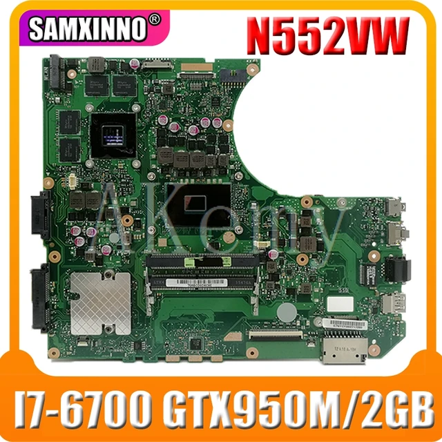 $US $231.80  N552VW Laptop motherboard for ASUS VivoBook Pro N552VW N552VX N552V original mainboard HM170 I7-670
