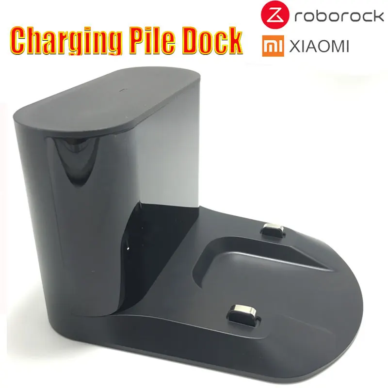 Roborock Вакуумный Очиститель запчасти подходит для Roborock 2 S50 робот для уборки запасные части Швабра Ткань зарядки ворс черный - Цвет: charging pile dock