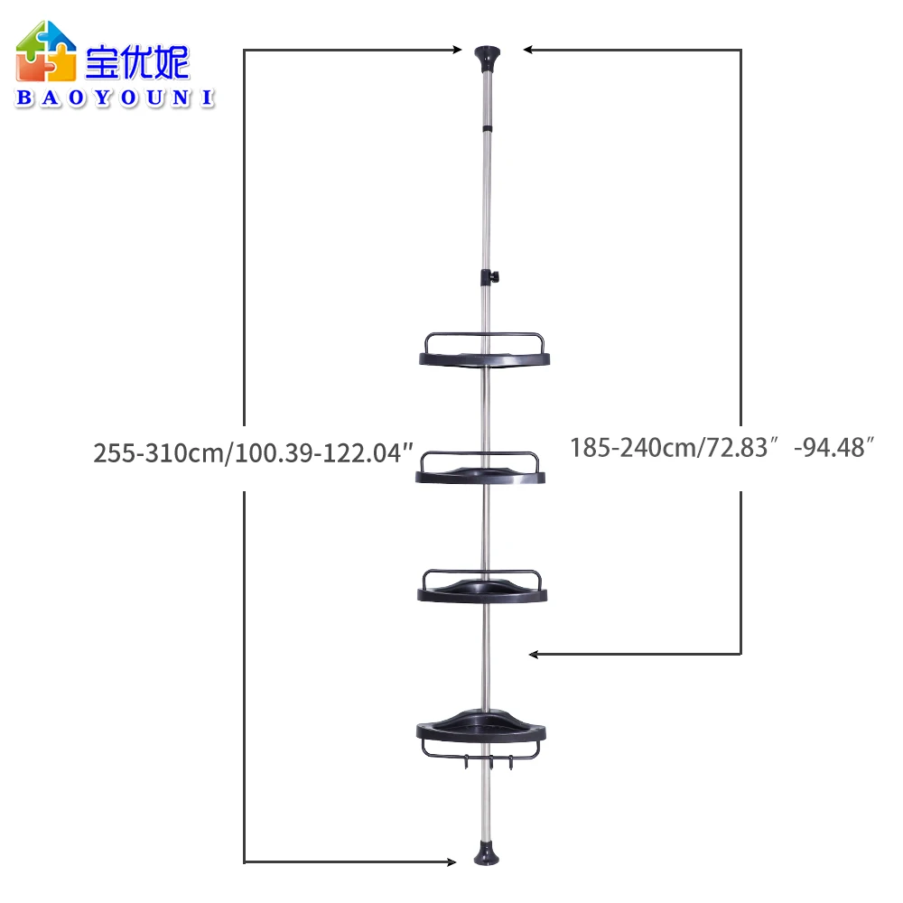 Buy Black Corner Shower Shelf, Bathroom Shelves, Minimalist Shower Caddy  for Corner, Corner Shower Rack, Shower Organizer, Shower Basket ROSH Online  in India 