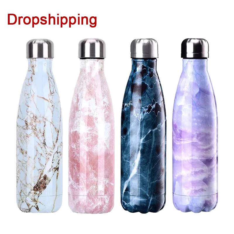 cheap Dropshipping Bottle For Water Thermos Bottle Of Stainless Steel Vacuum Flasks Thermoses Cup Thermocup Thermal Thermocouple
