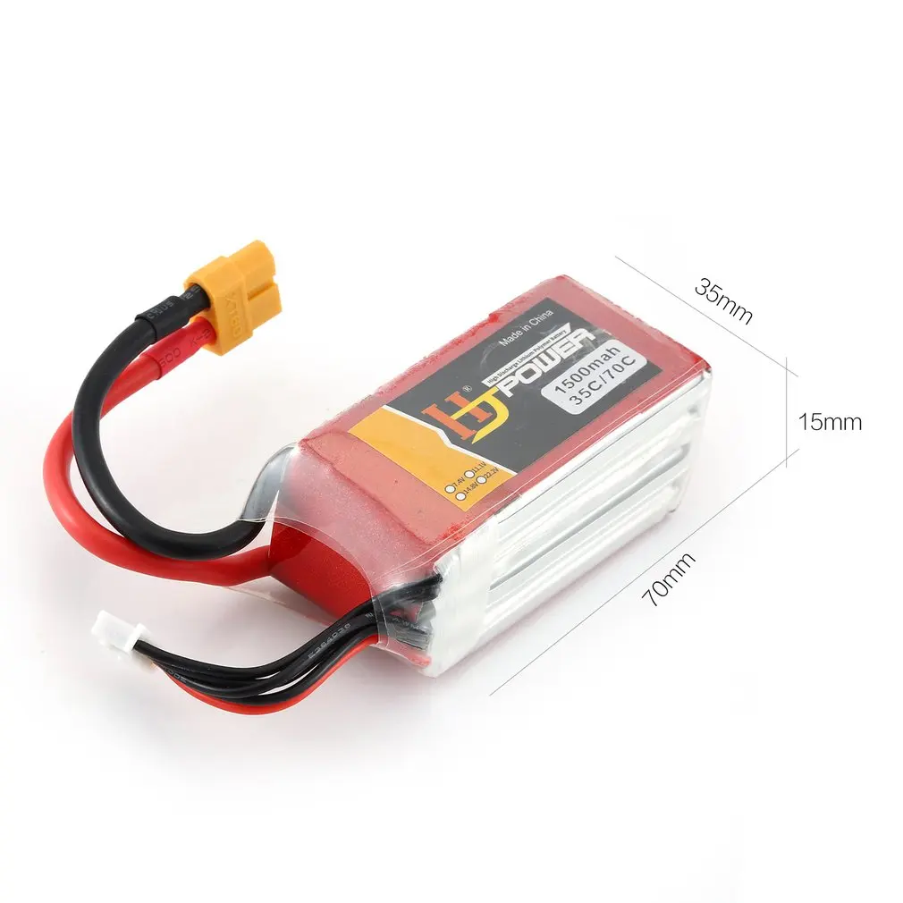 HJ 14,8 V 1500MAH 35C 4S Lipo батарея XT60 разъем Перезаряжаемый для RC гоночный Дрон вертолет модель автомобиля лодки
