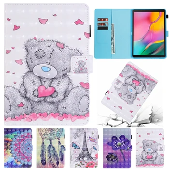 

Coque For Samsung Tab S5e Case SM-T720 Cartoon Bear Leather Cover For Samsung Galaxy Tab S5e 10.5 inch T720 SM-T725 Cover Cases