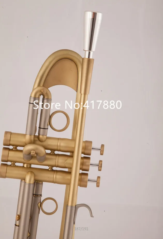 Falling Tune Bb Trumpet Mouthpiece brass Musical instrument with Case, Glover