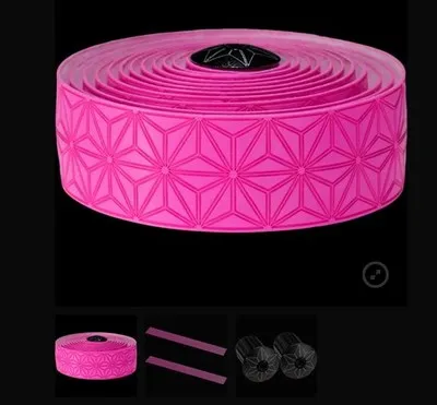 Bright pink Супер липкая лента для руля Supacaz Bartape - Цвет: Bright pink