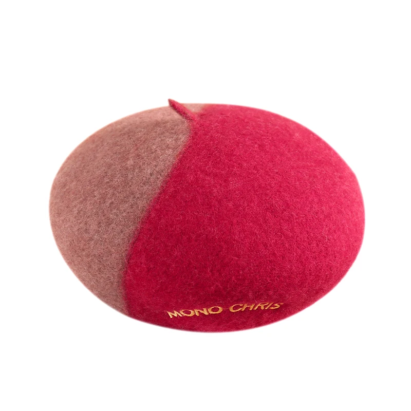 Female Hats Autumn Winter Women Berets Korean Japanese Fashion Style Painter Hat Retro Pumpkin Caps Colors Patchwork Cap