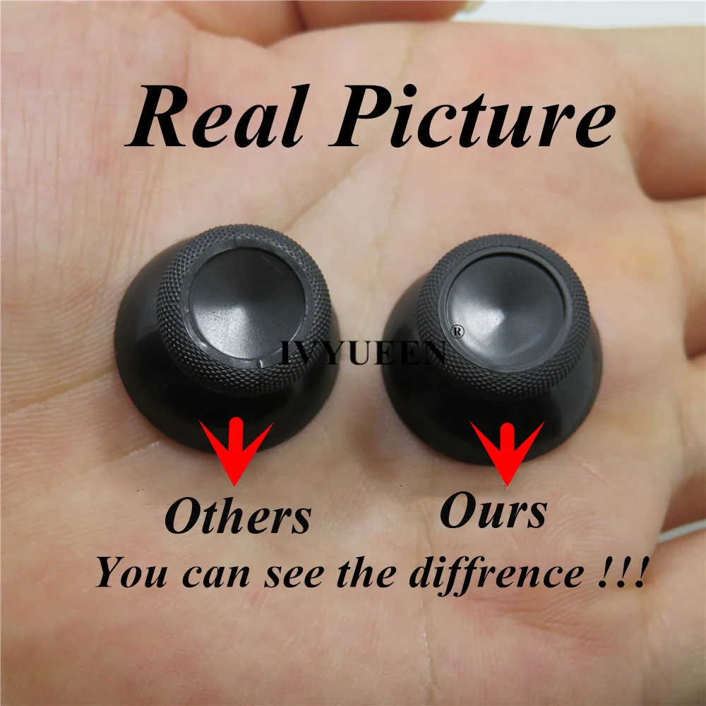 IVYUEEN 6 шт. для XBOX ONE X S Elite контроллер Черный 3D аналоговый Thumb Stick Thumbsticks шапки