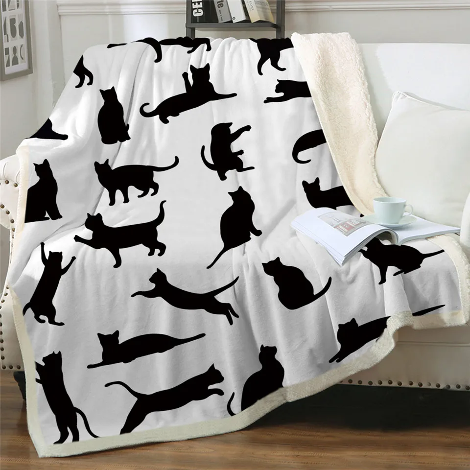 Various Cat Design Throw Blankets FREE Ship USA The Great Cat Store