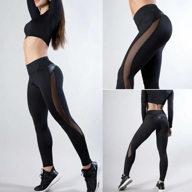 Ladies High Waisted GYM Joggers Sports Fitness Seamless Leggings Yoga Pants for Women Girls Energy Tights Trainning Wear