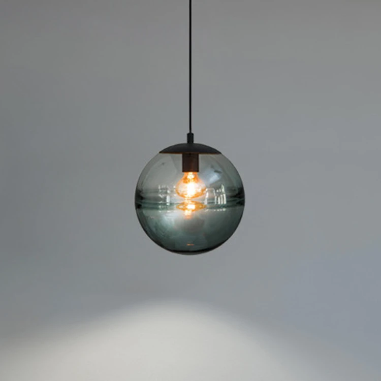 Уникальные led современные круглые люстры новая модель стеклянный шар подвесной светильник для кухни гостиной Кофейня лестница