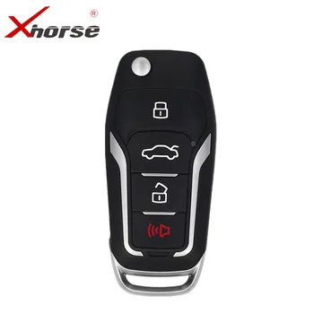 

Xhorse XNFO00EN Wireless Remote Key For Ford 4 Buttons English Version 5pcs/lot