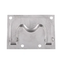 4x лодочный шкафчик люк тяговое кольцо промывочная подъемная ручка морские аксессуары-нержавеющая сталь 316-серебро