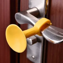 Poignée de porte en silicone écologique, pas de perforation, évite les collisions 