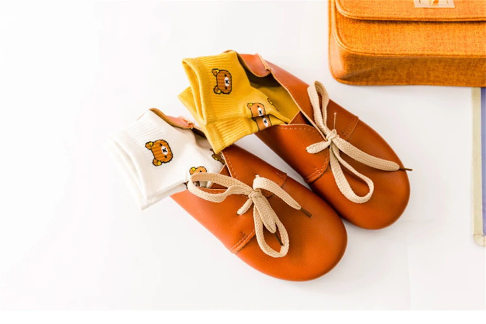 Neue Damenmode Sommer Niedliche Cartoon-Bären-Gesichter Liebliche Tiermotive Atmungsaktive Kurze Knöchelsocken für Mädchen Dropshipping – Detail 14