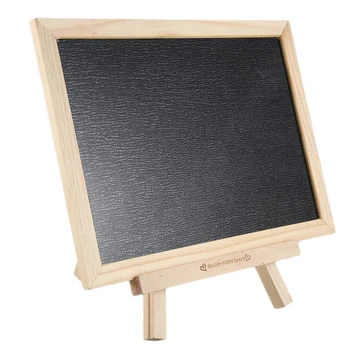 

Household Cute Solid Wood Small Blackboard Double-Sided Children's Painting Board with Bracket Can Be Wall-Mounted Magnetic Whit