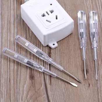 

Electric Circuit Detector Detection Pen Voltage Tester Power Socket Test Pencil Transparent Screwdriver
