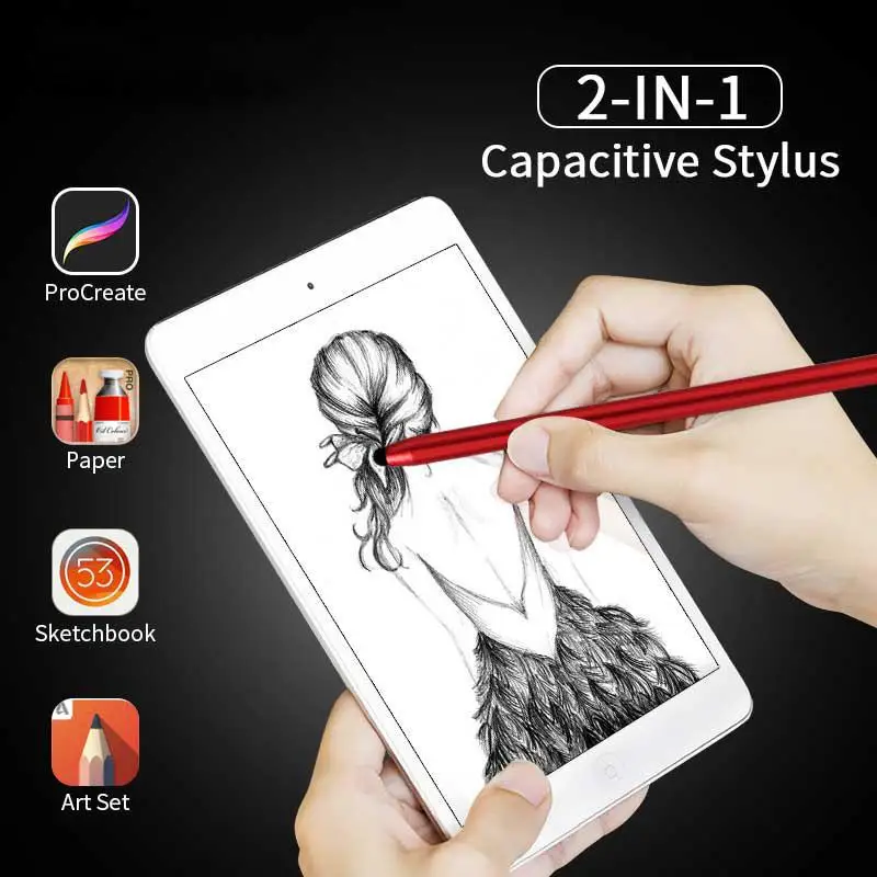 stylus universal, capacitiva para desenho com tela