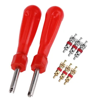 

A/C Valve Core W/ Remover Tool Kit Copper Accessories 242pcs Air Conditioner