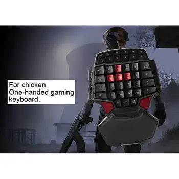 

T9 One-Handed Magic Gun Throne Eating Chicken LOL Gaming Keyboard DOTA CF Warcraft One-Handed Keyboard