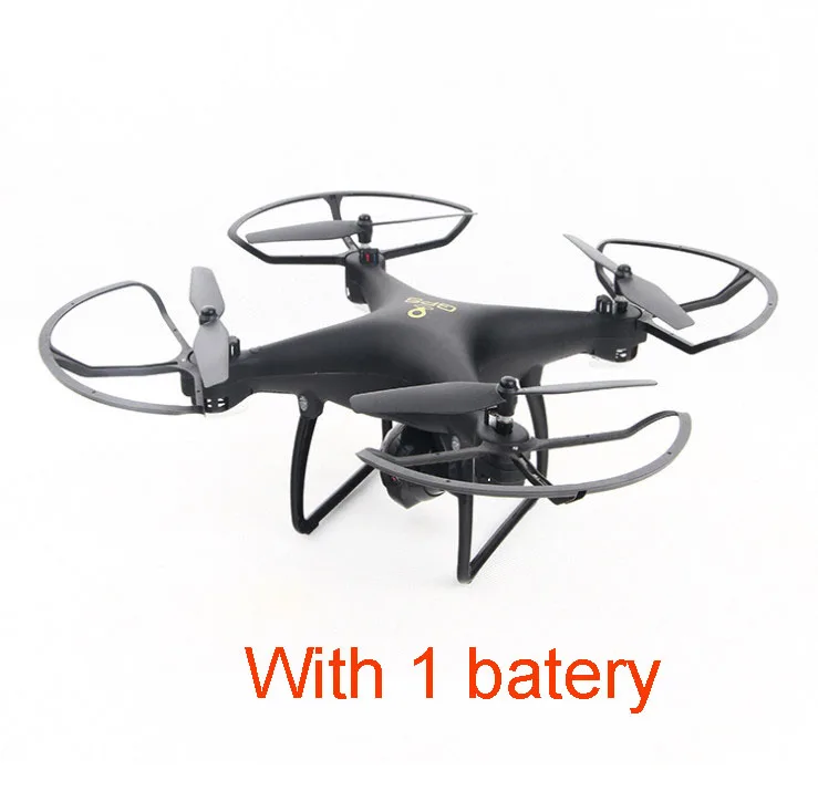 With 1 battery Двойной gps Радиоуправляемый Дрон fpv wifi ESC камера HD Смарт следить за безголовым режимом в режиме реального времени RC RTF Дрон Дистанционное управление вертолет Квадрокоптер - Цвет: With 1 battery