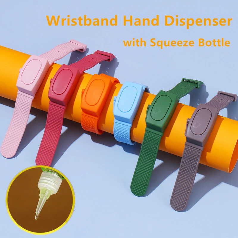 Reusable Wristband Hand Sanitizer Dispensing Portable Bracelet