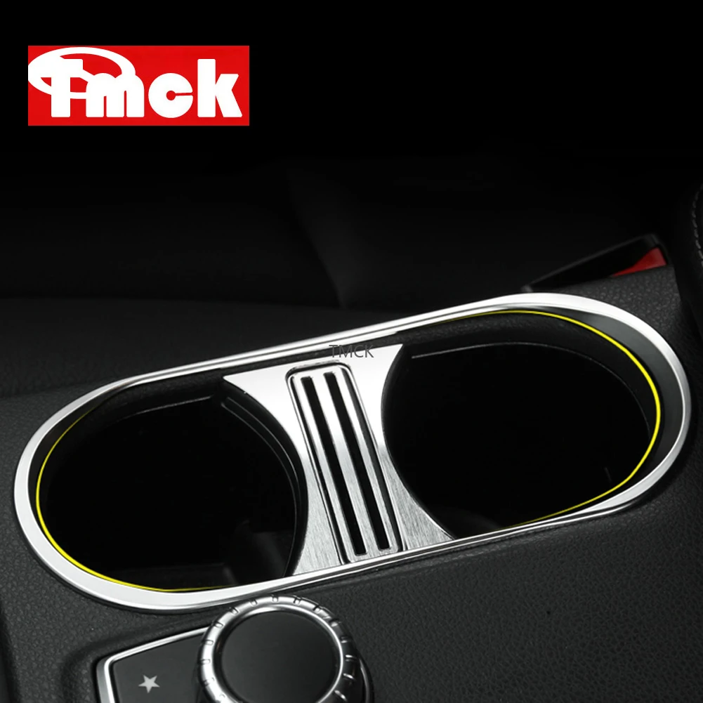 

For Mercedes-Benz GLA CLA A B-Class X156 W117 Coupe C117 W176 center console water cup seat cover decoration frame auto parts