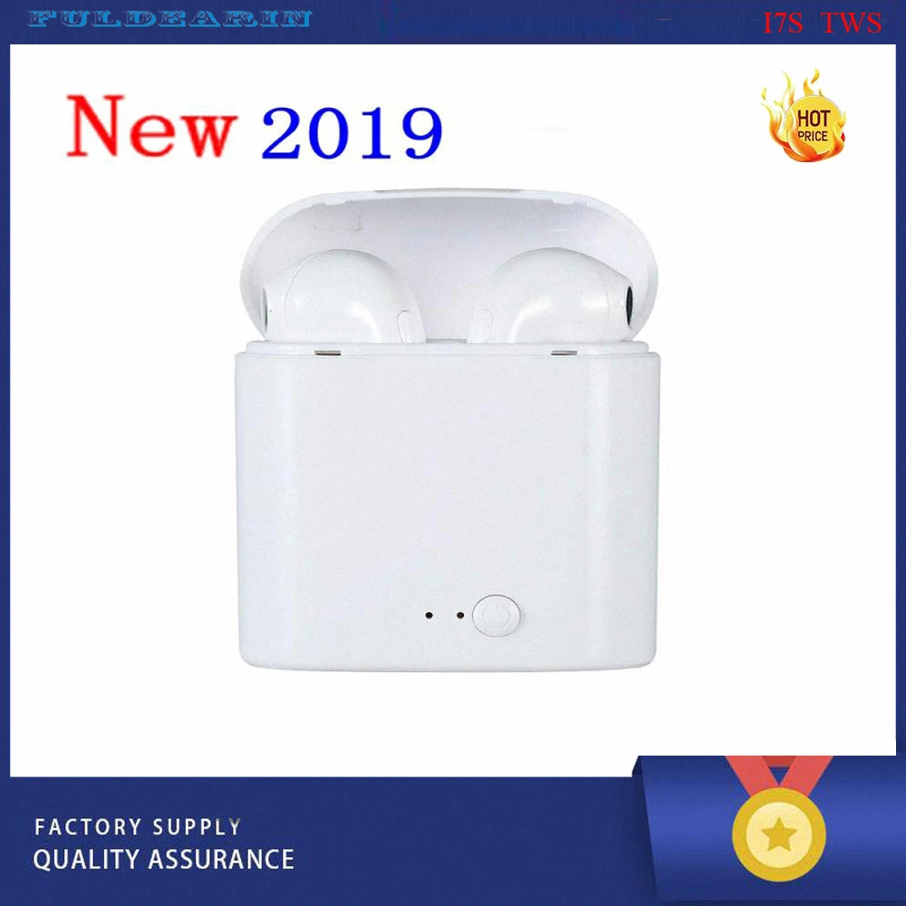 I7S PK I12 TWS with charger Bluetooth earphone fone de ouvido Wireless Earphones Headsets Stereo In-Ear Box for ios | Электроника