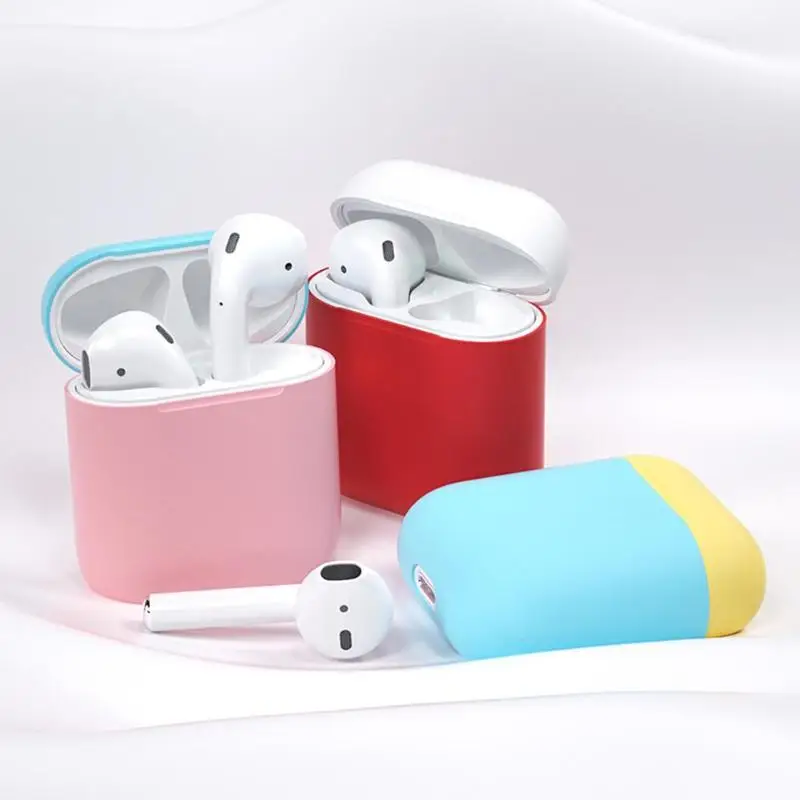 0,6 мм силиконовый чехол, защитный чехол для наушников, коробка для Apple Airpods, поддержка дропшиппинг